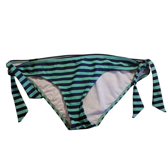 Rip Curl Women's Medium Striped Bikini 2-Piece Blue/Green Halter Top Underwire - Picture 5 of 6